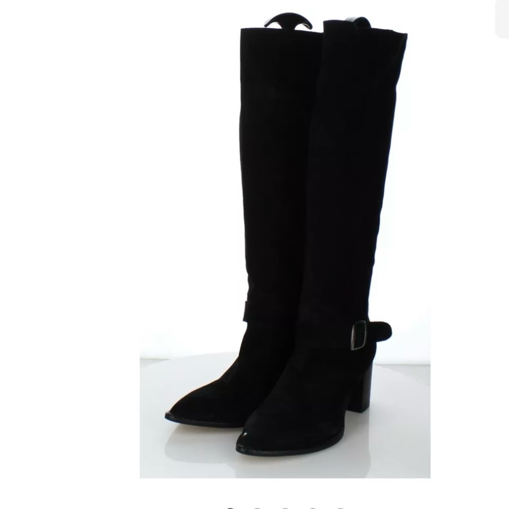 Free People Suede Tall Boots NWOT